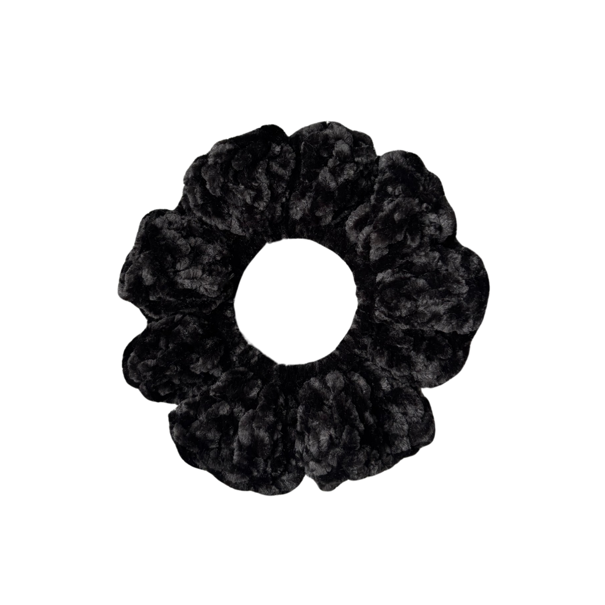 CC Black Velvet GWP one scrunchie Scunci Mini Velvet Scrunchies: Jewel Tones/Black, 6 Ct  main image 4