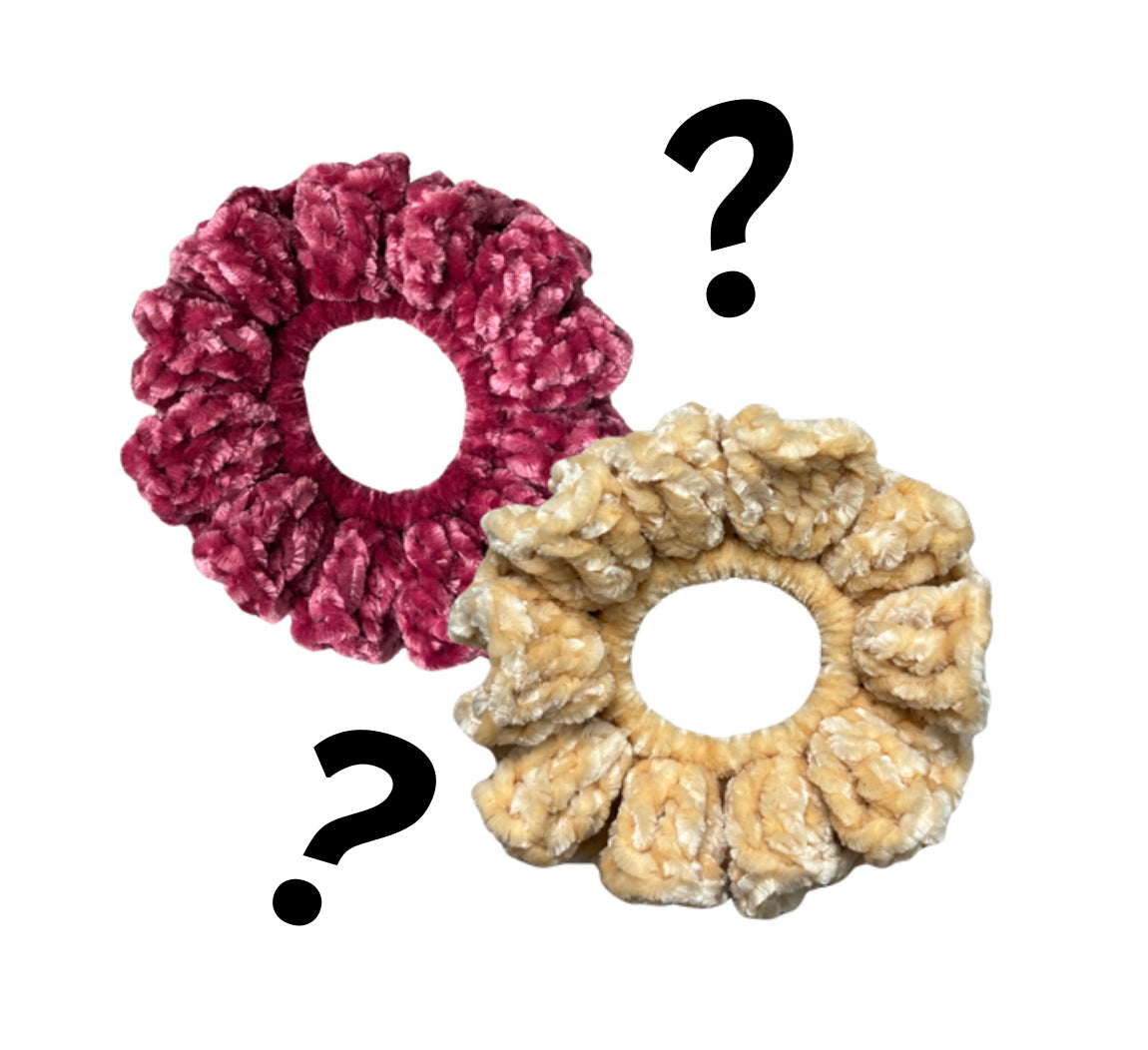 Large Velvet Scrunchie - Mystery