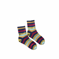 Knit Striped Wool Socks (W9/M8)