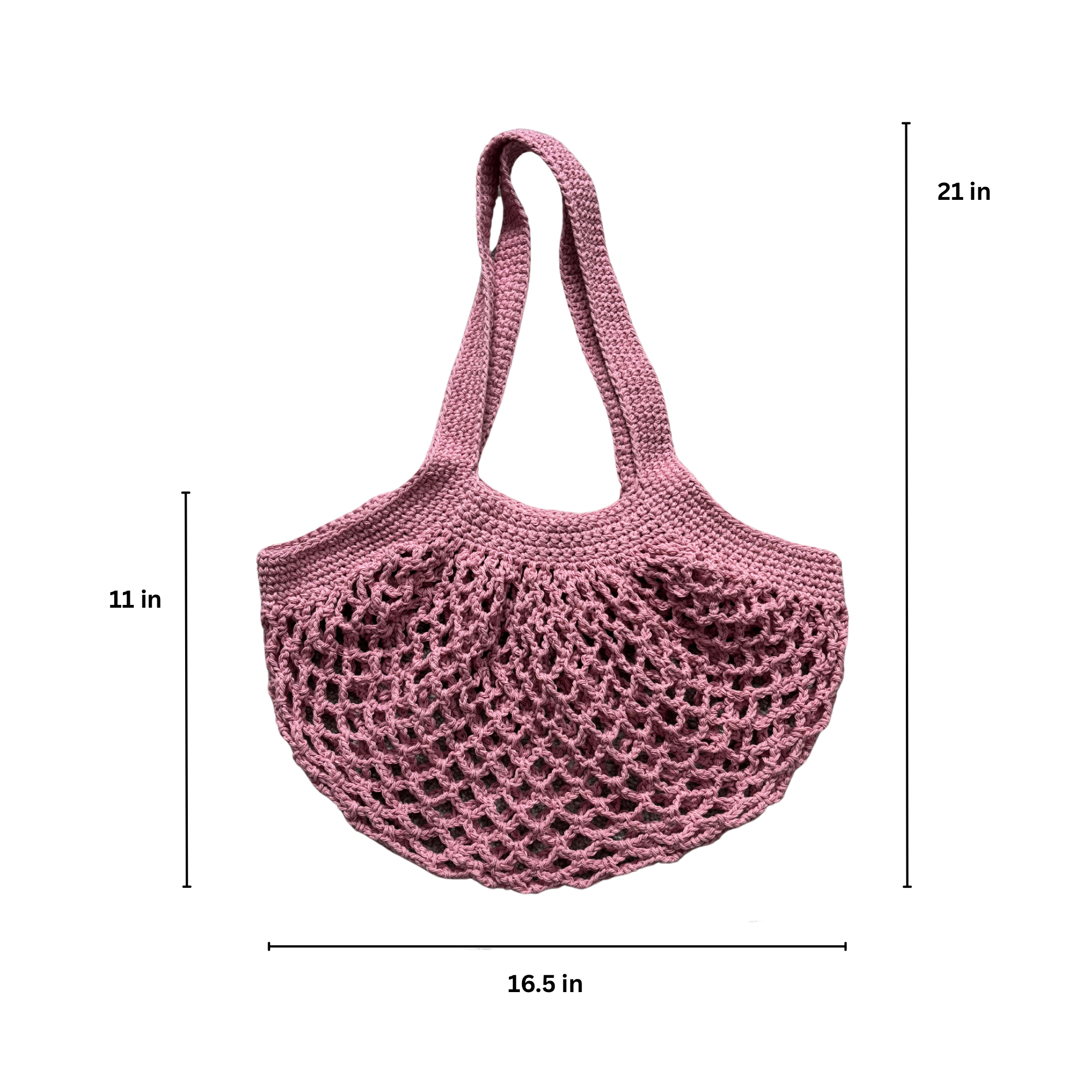 Mesh Market Bag - Solid Color